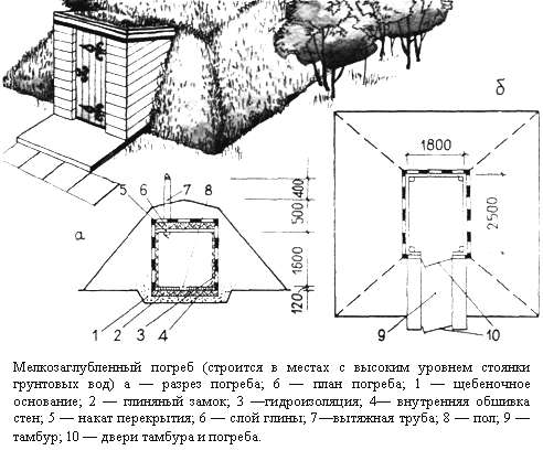 Погреб На Улице Над Землей: Как Сделать По Всем Правилам