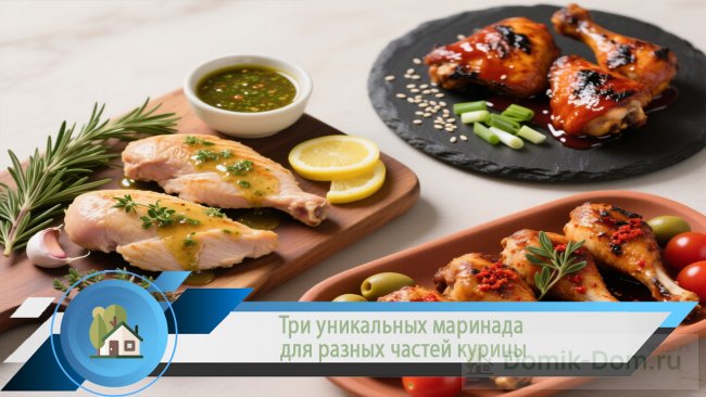 Три уникальных маринада для разных частей курицы