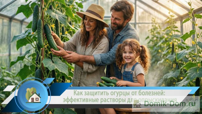 Как защитить огурцы от болезней: эффективные растворы для опрыскивания