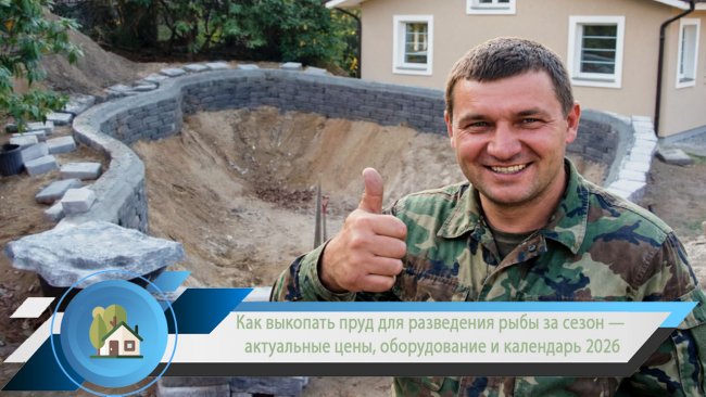Пруд для рыбы своими руками: пошаговая инструкция, расчет бюджета на 2026 год и секреты запуска